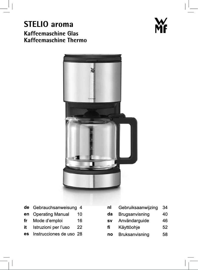 Page n°1 - Manuel utilisateur Sega Aroma Thermo Stelio