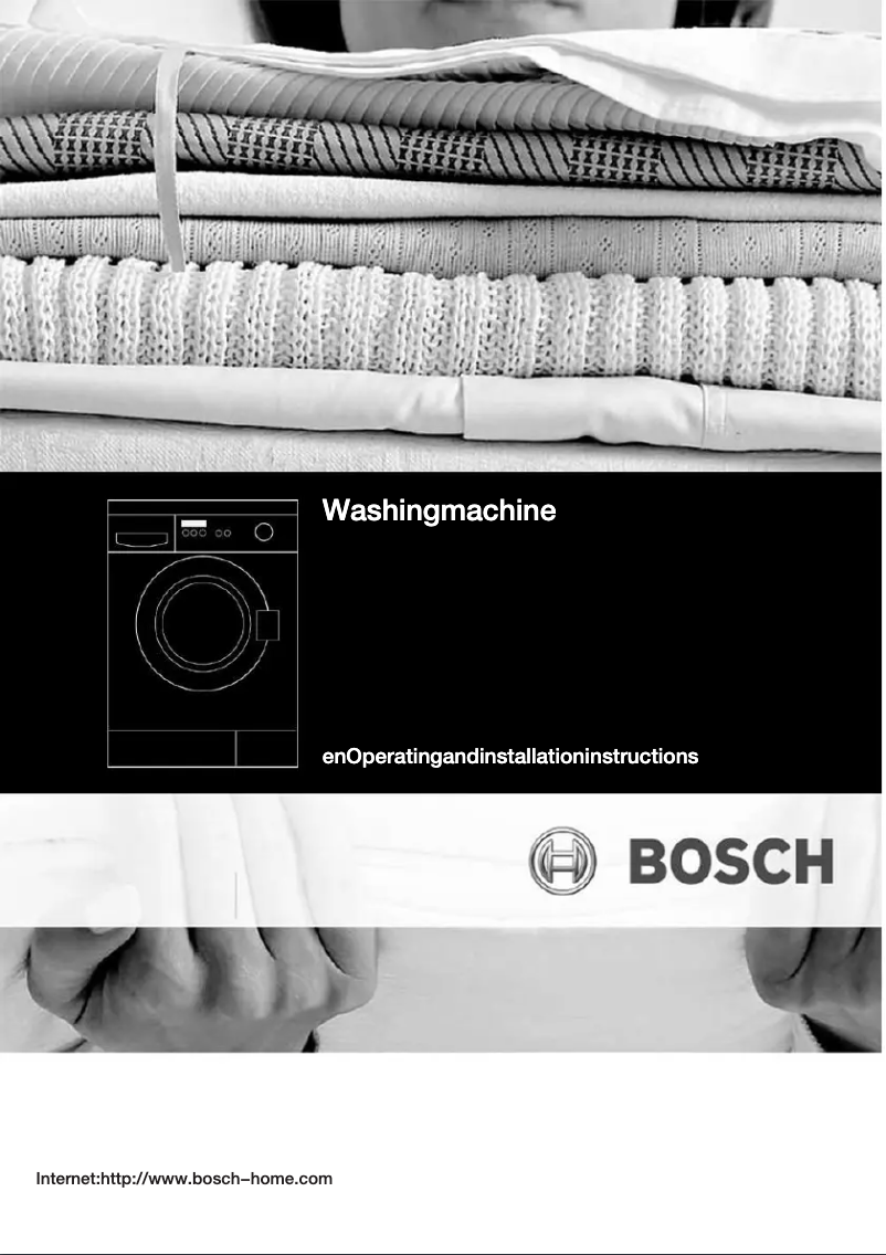 Page 1 de la notice Manuel utilisateur Bosch WAE20260EE