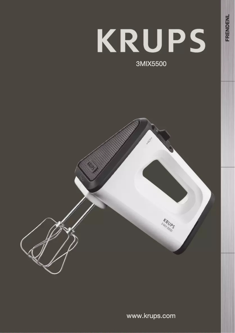 Image de la première page du manuel de l'appareil 3 Mix 5500 Plus