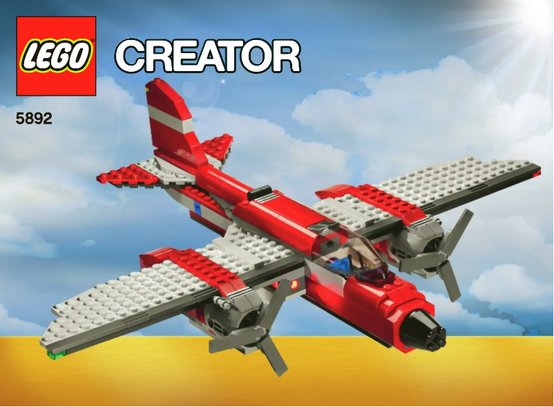 Page n°1 - Manuel utilisateur Lego Creator 5892