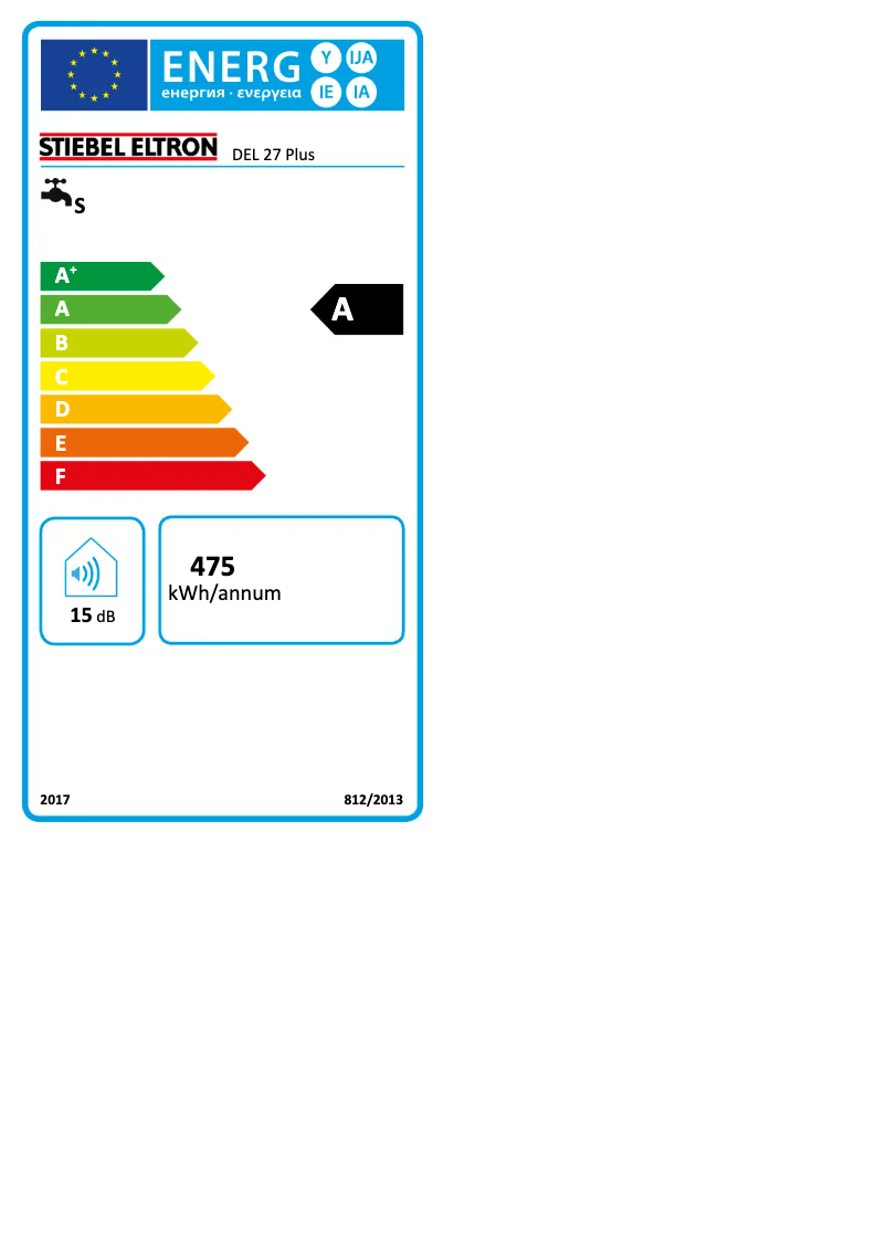 Image de la première page du manuel de l'appareil DEL 27 Plus