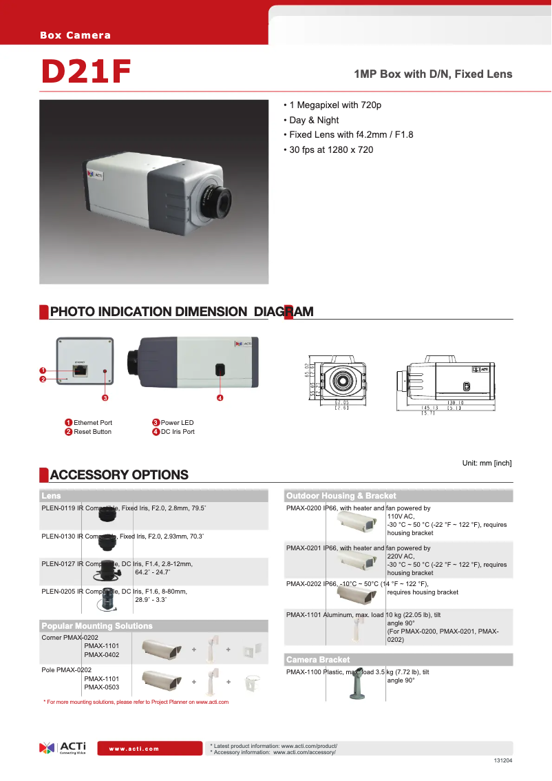 Image de la première page du manuel de l'appareil D21F