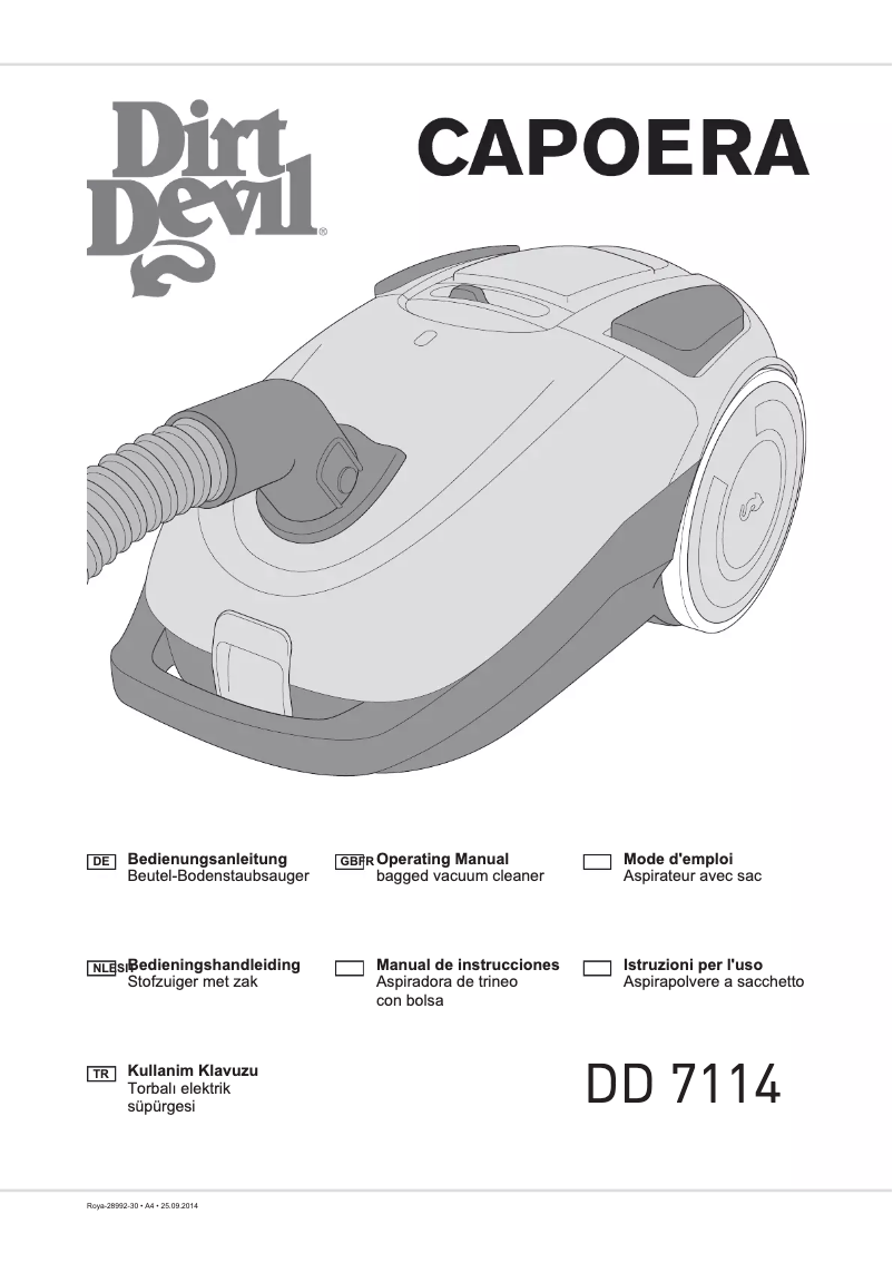 Página 1 del manual Manual de usuario Dirt Devil Capoera