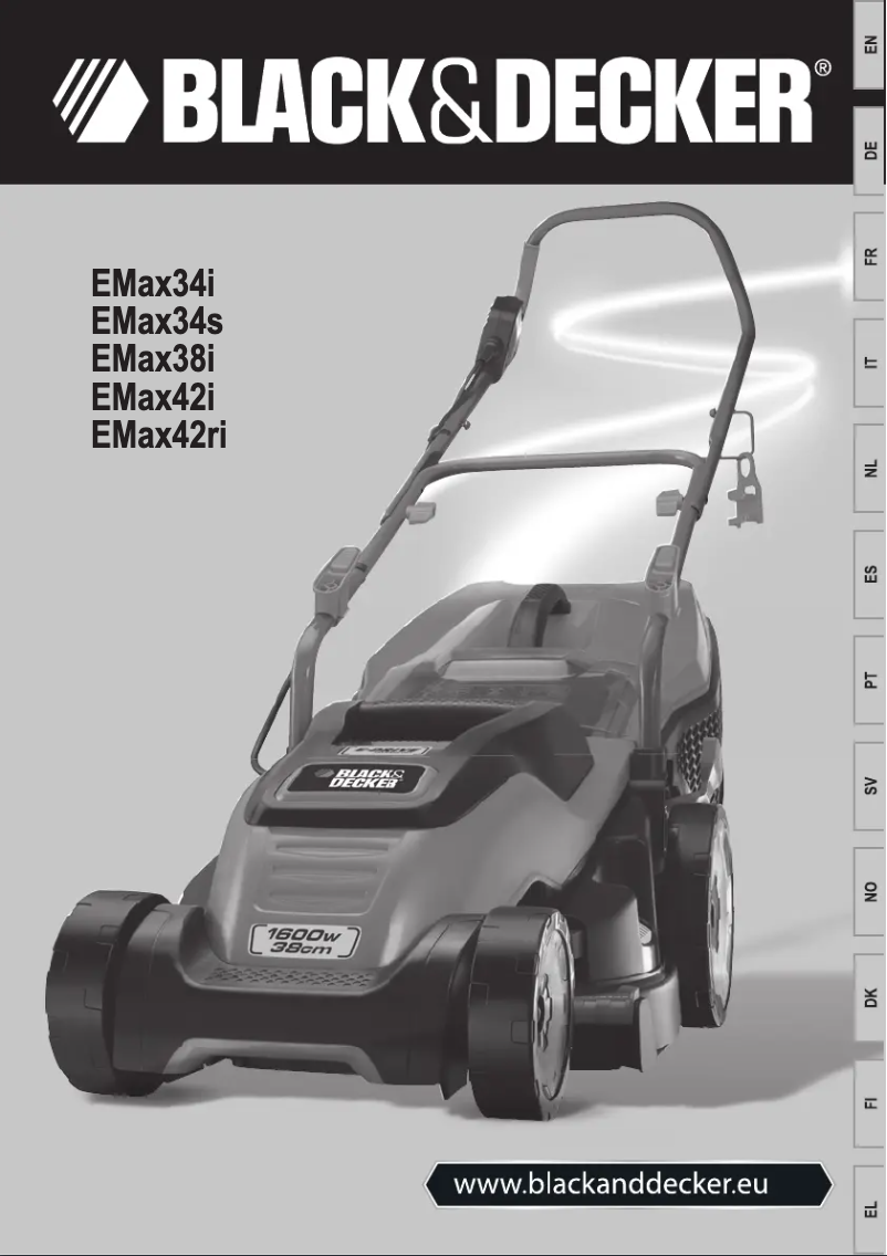 Page n°1 - Manuel utilisateur Black & Decker EMAX38