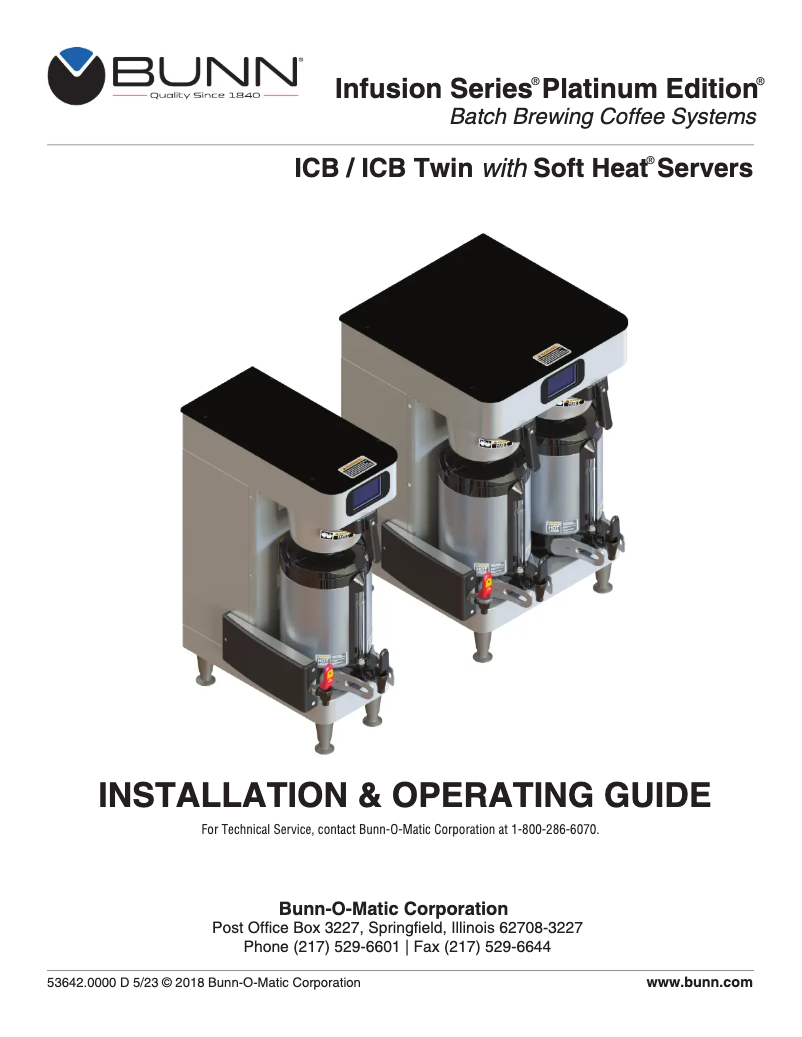 Image de la première page du manuel de l'appareil ICB Twin SH Soft Heat