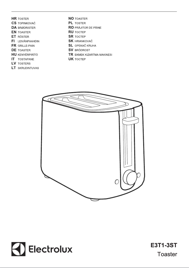 Page n°1 - Manuel utilisateur Electrolux Create 3 E3T1-3ST