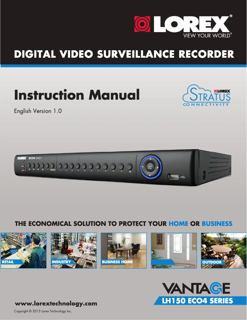 Página 1 del manual Manual de usuario Lorex LH1581001
