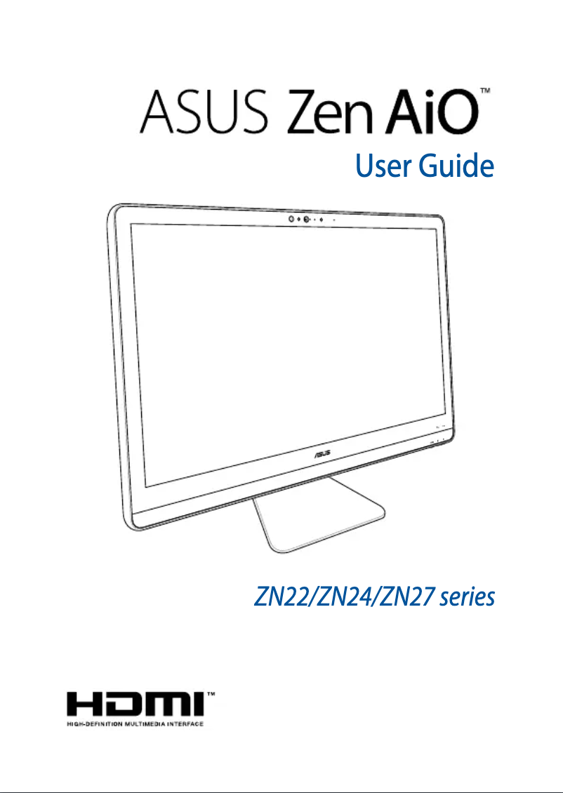 Image de la première page du manuel de l'appareil Zen AiO ZN240ICGK
