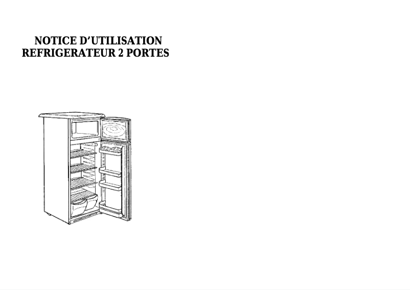 Page n°1 - Manuel utilisateur Curtiss DP266
