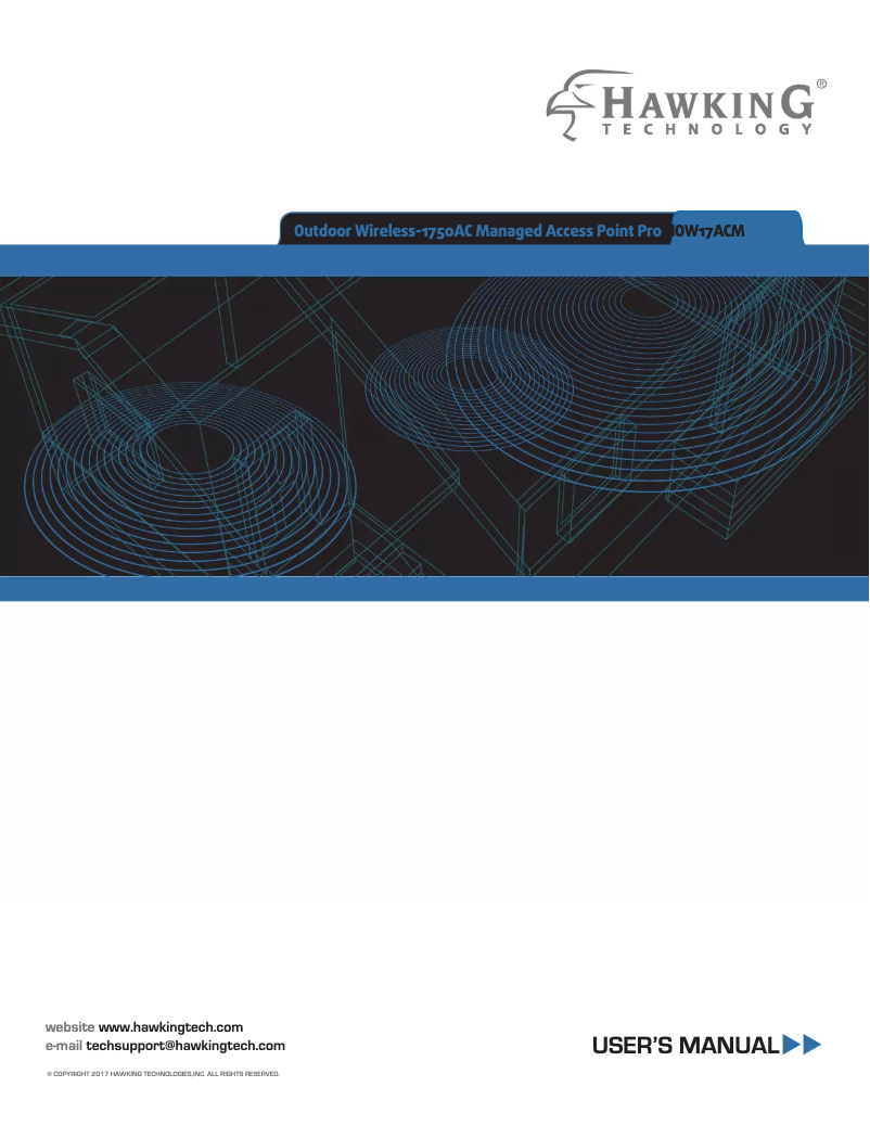 Page 1 de la notice Manuel utilisateur Hawking Technologies HOW17ACM