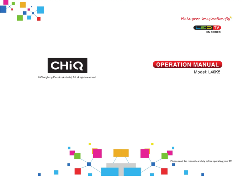 Page n°1 - Manuel utilisateur CHiQ L40K5