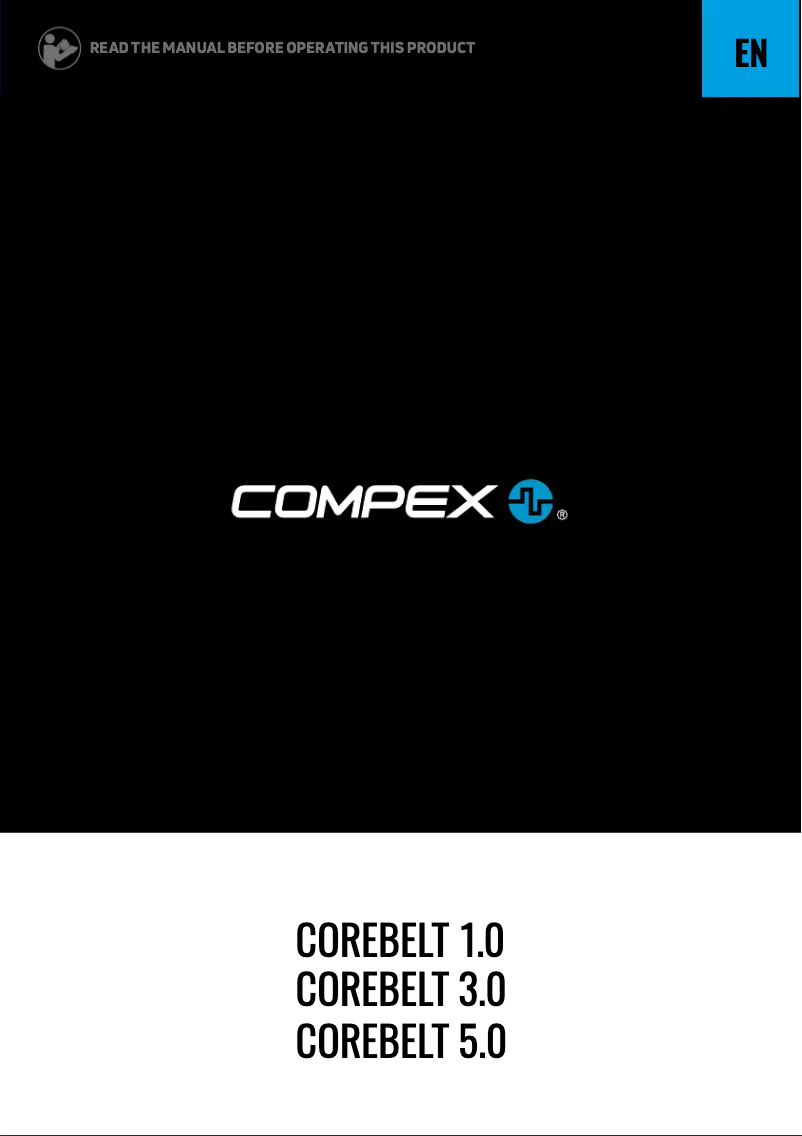 Page n°1 - Manuel utilisateur Compex CoreBelt 3.0
