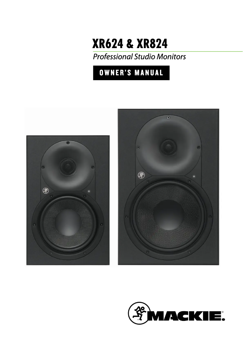 Page 1 de la notice Manuel utilisateur Mackie XR824