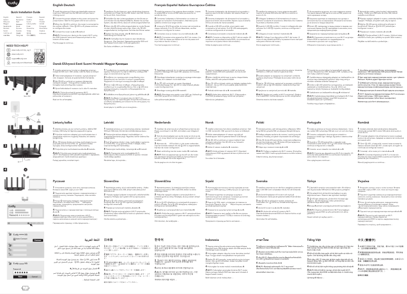 Página 1 del manual Manual de usuario Cudy LT18