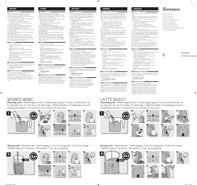 Página 1 del manual Manual de usuario Philips HD7012