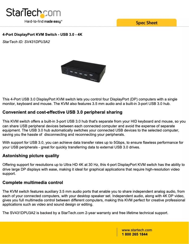 Image de la première page du manuel de l'appareil SV431DPU3A2