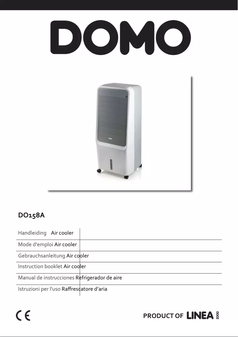 Image de la première page du manuel de l'appareil DO158A