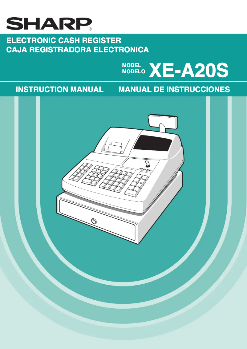 Página 1 del manual Manual de usuario Sharp XE-A20S