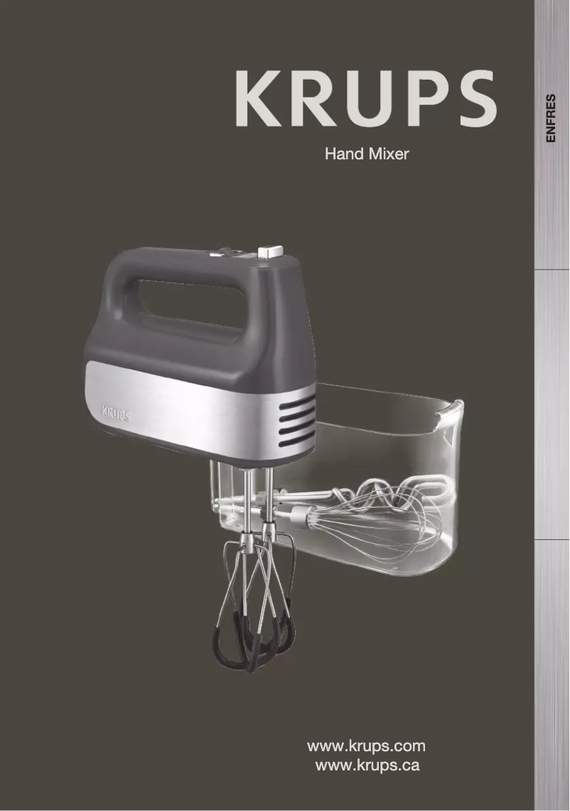 Page 1 de la notice Manuel utilisateur Krups GN4925