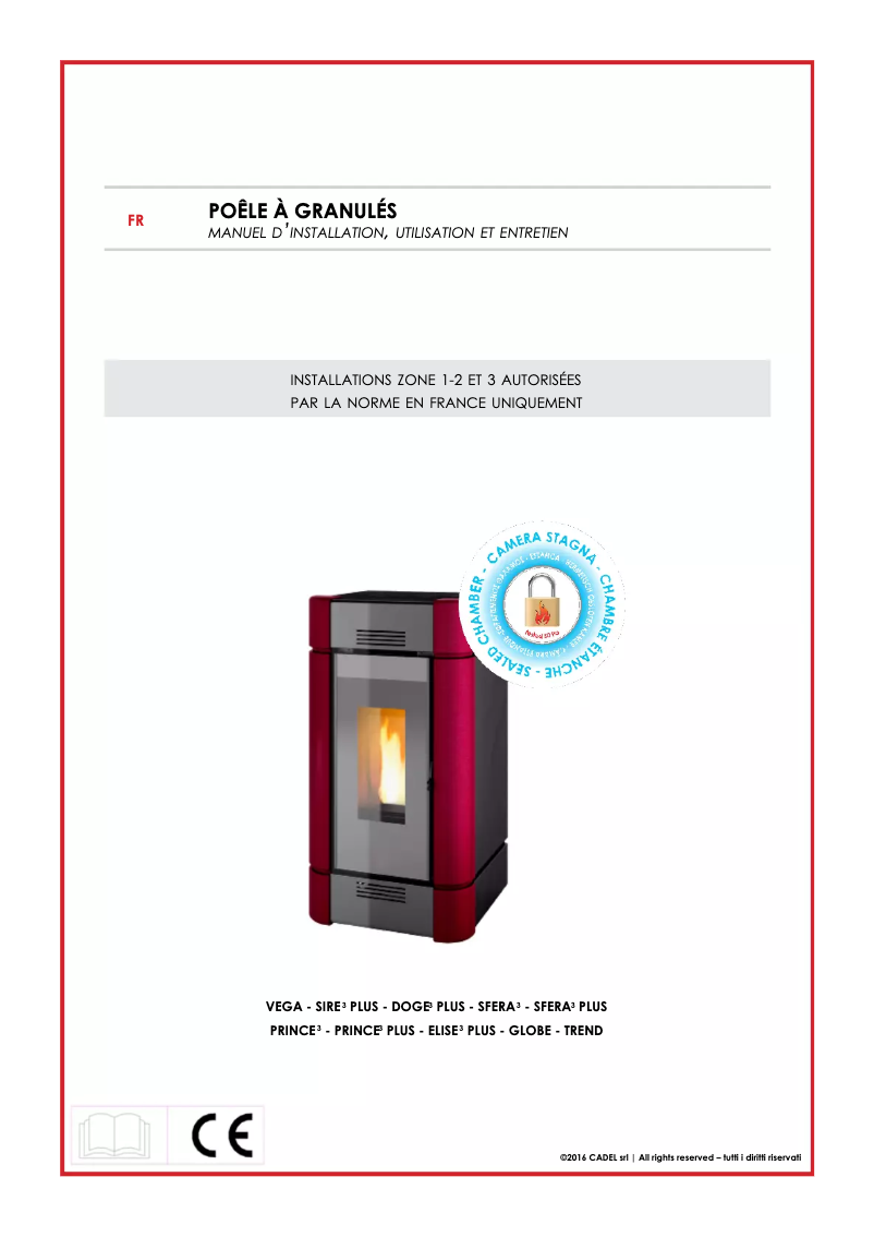 Page 1 de la notice Manuel utilisateur Cadel Trend