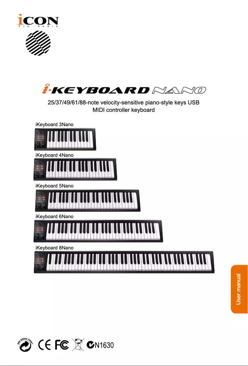 Page n°1 - Manuel utilisateur icon iKeyboard 6Nano