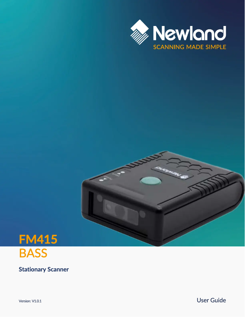 Image de la première page du manuel de l'appareil FM415 Bass