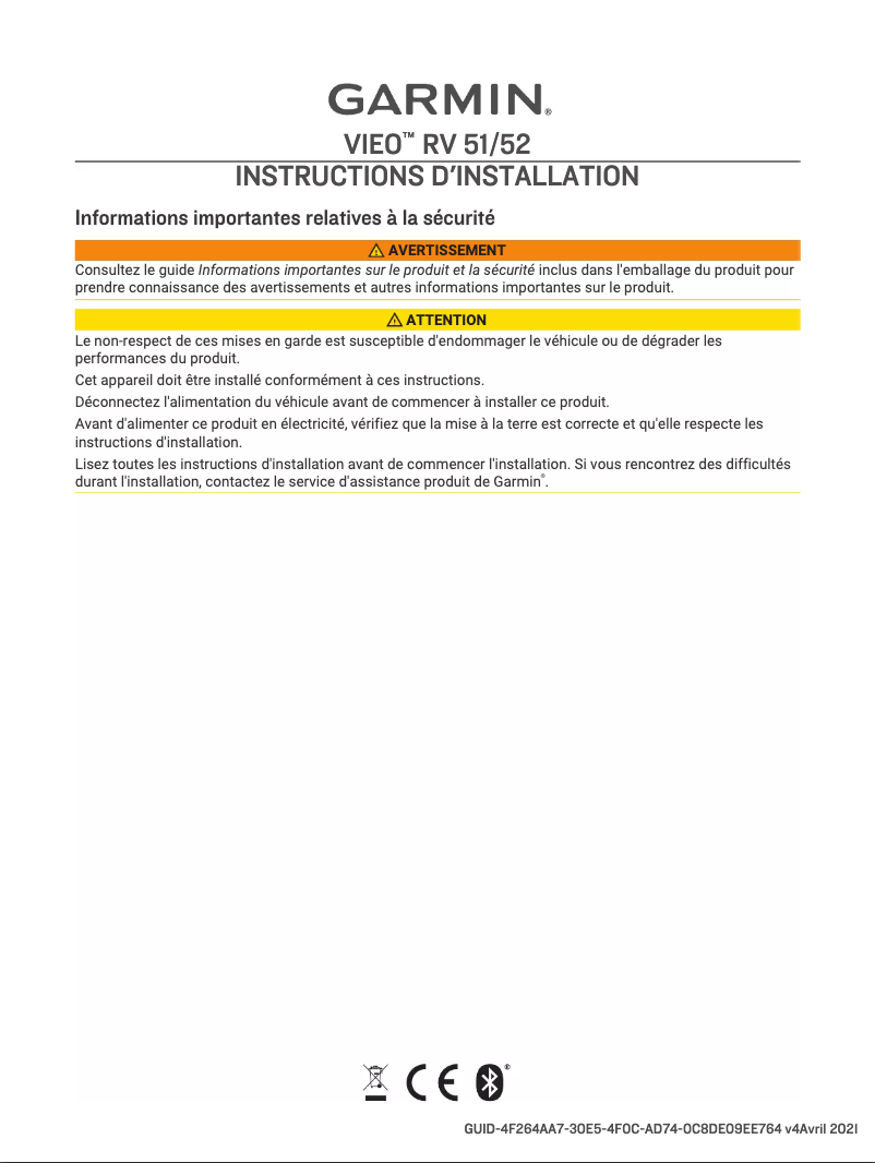 Image de la première page du manuel de l'appareil Vieo RV 752