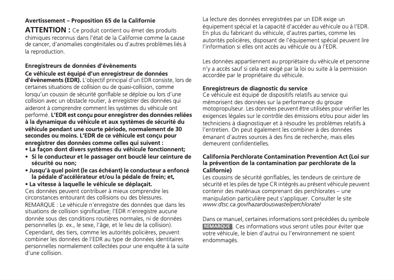 Page 1 de la notice Manuel utilisateur Acura RLX (2015)