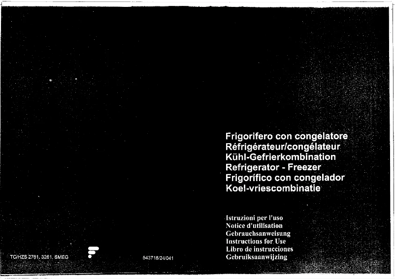 Page 1 de la notice Manuel utilisateur Smeg FA311X