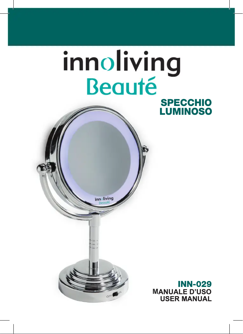 Page 1 de la notice Manuel utilisateur Innoliving INN-029