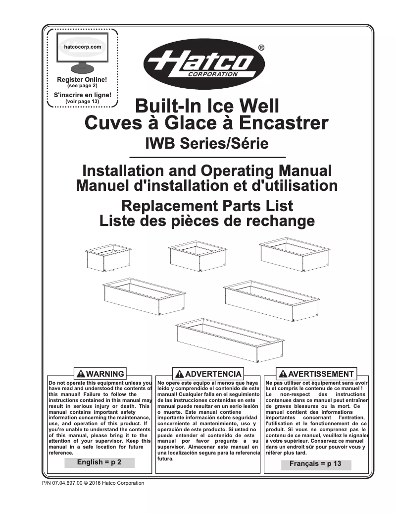 Image de la première page du manuel de l'appareil IWB-S4