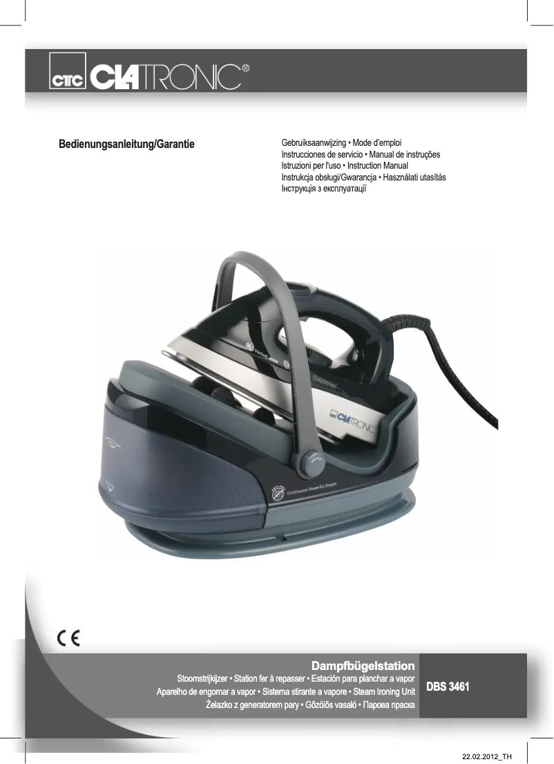 Image de la première page du manuel de l'appareil HA-IRON-35