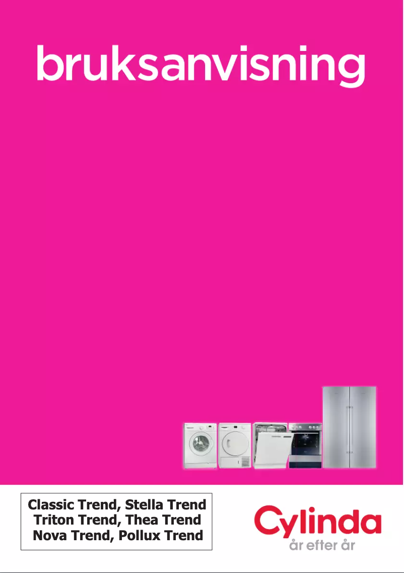 First page image of the manual for CLASSIC TREND 90 SVART