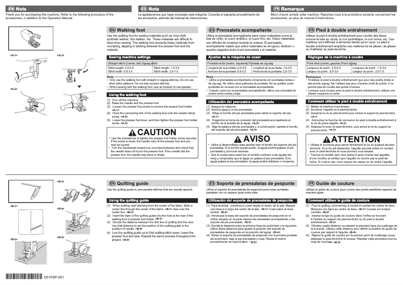 Image de la première page du manuel de l'appareil CP100X
