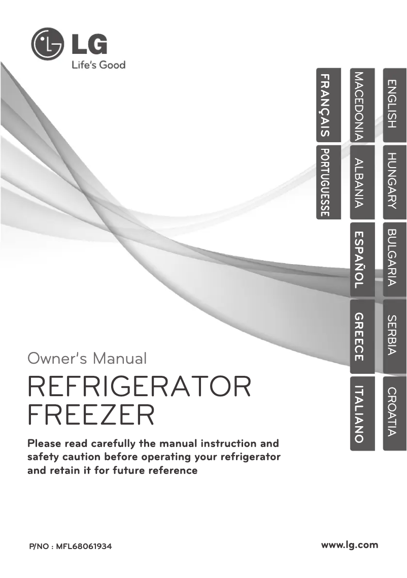 Page 1 de la notice Manuel utilisateur LG GTB362SHCL