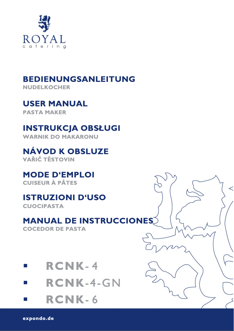 Image de la première page du manuel de l'appareil RCNK-6