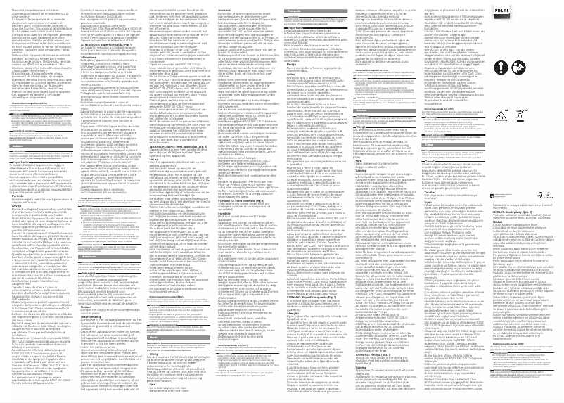 Page 1 de la notice Manuel utilisateur Philips PerfectCare Expert Plus GC8960