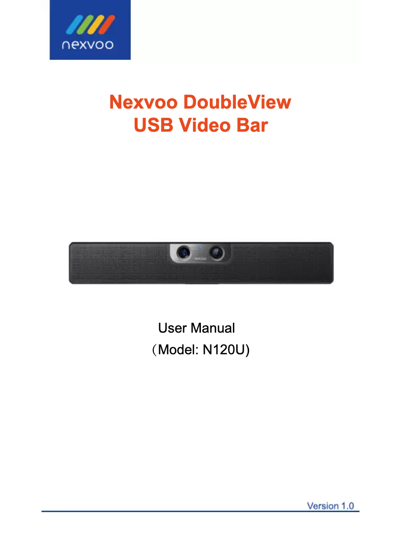 Image de la première page du manuel de l'appareil NexBar N120U