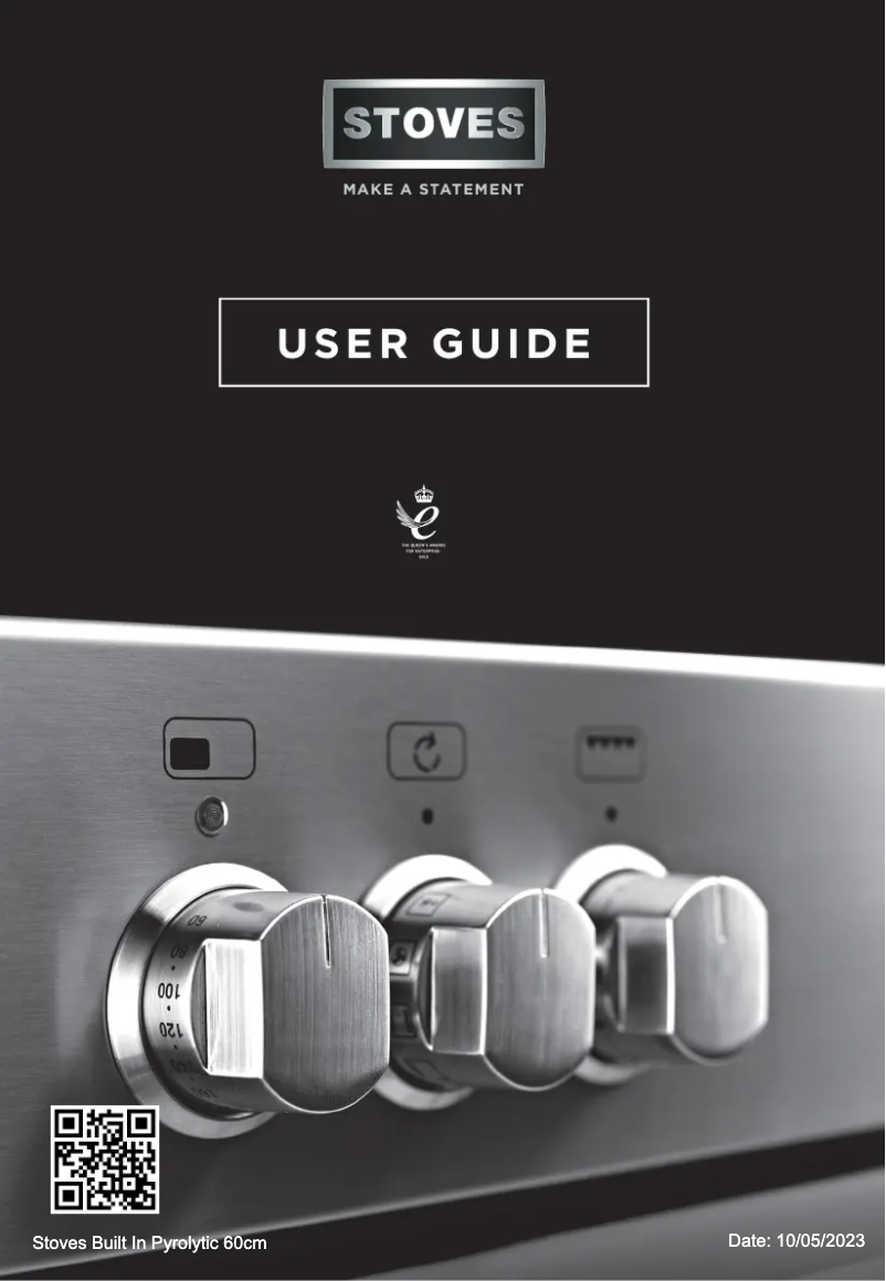 Page 1 de la notice Manuel utilisateur Stoves ST SEB602PY