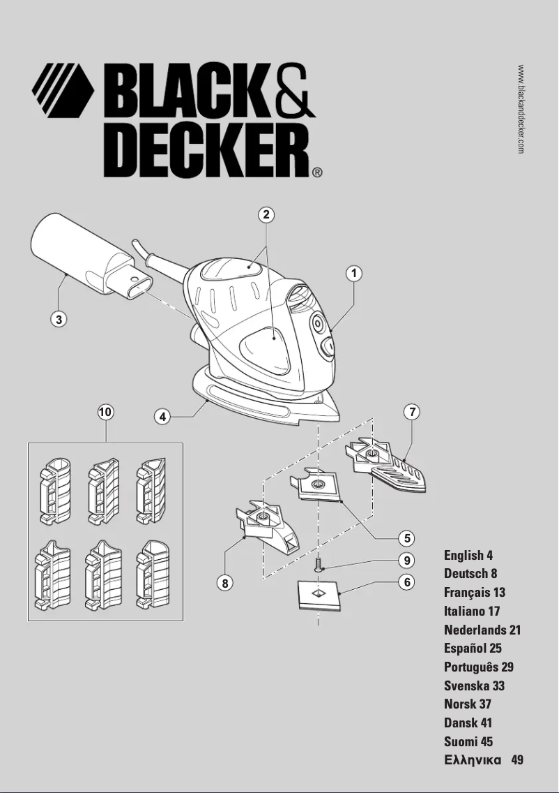 Page 1 de la notice Manuel utilisateur Black & Decker KA165GT
