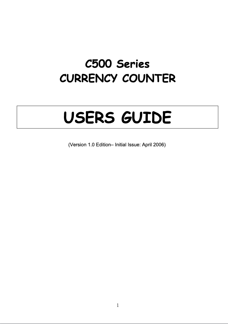 Image de la première page du manuel de l'appareil NC 430