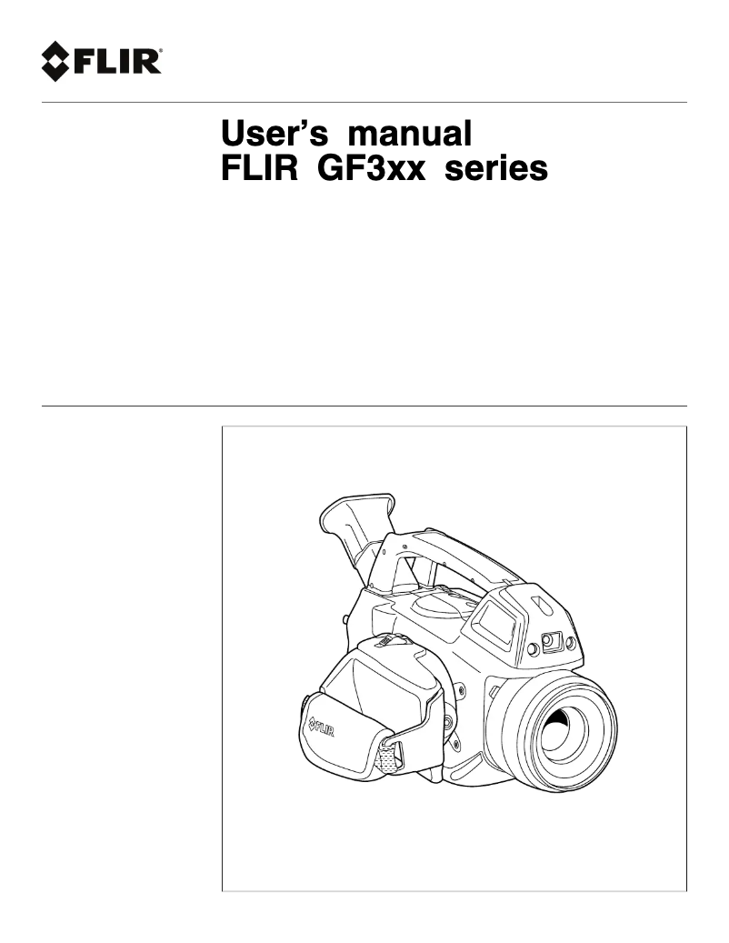 Page 1 de la notice Manuel utilisateur FLIR GF309