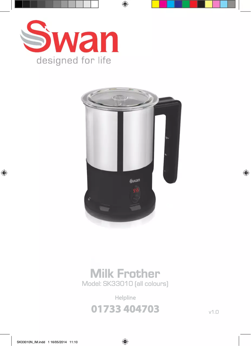 Page 1 de la notice Manuel utilisateur Swan SK33010BLKN