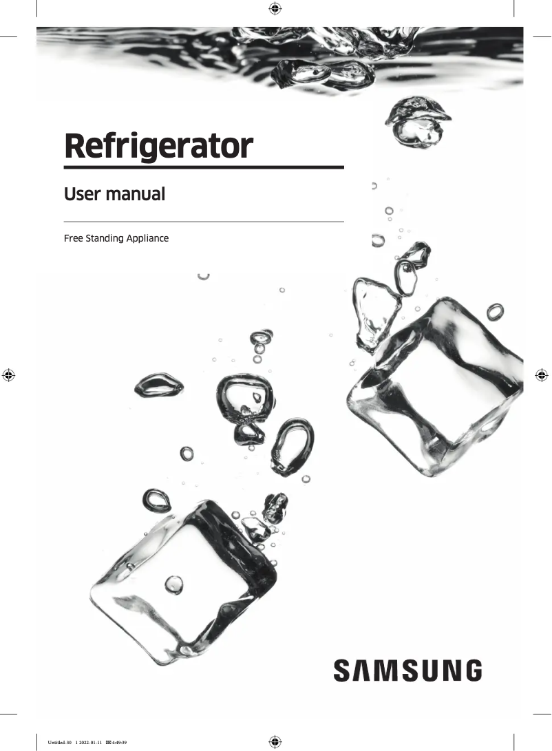 Page n°1 - Manuel utilisateur Samsung RT50K50522C