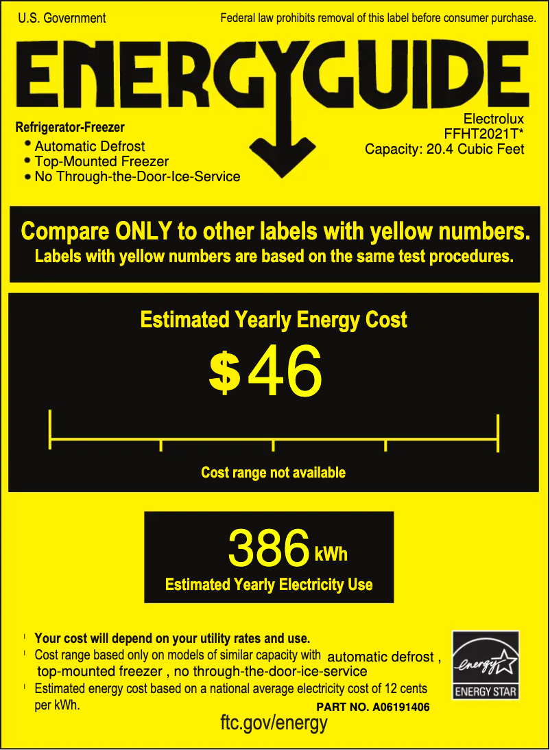 Image de la première page du manuel de l'appareil FFHT2021T