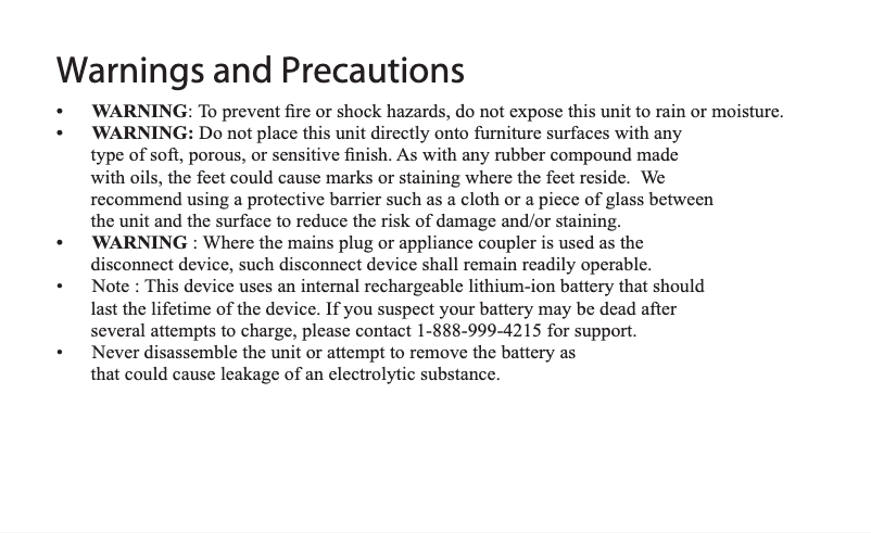 Page n°1 - Manuel utilisateur iLive ISB23S