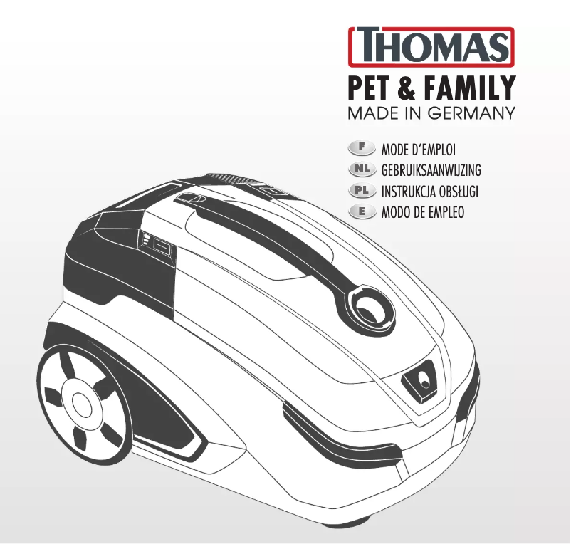 Page 1 de la notice Manuel utilisateur Thomas Aqua + Pet & Family 788568