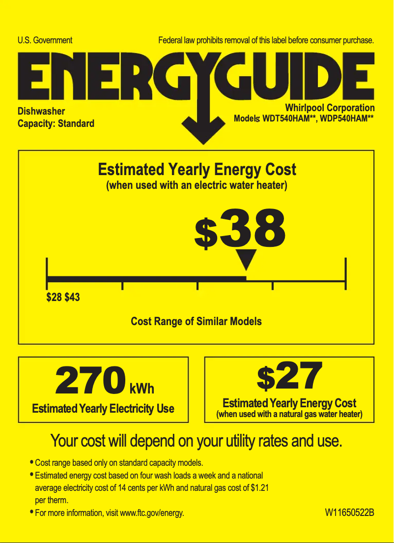 Image de la première page du manuel de l'appareil WDP540HAMW