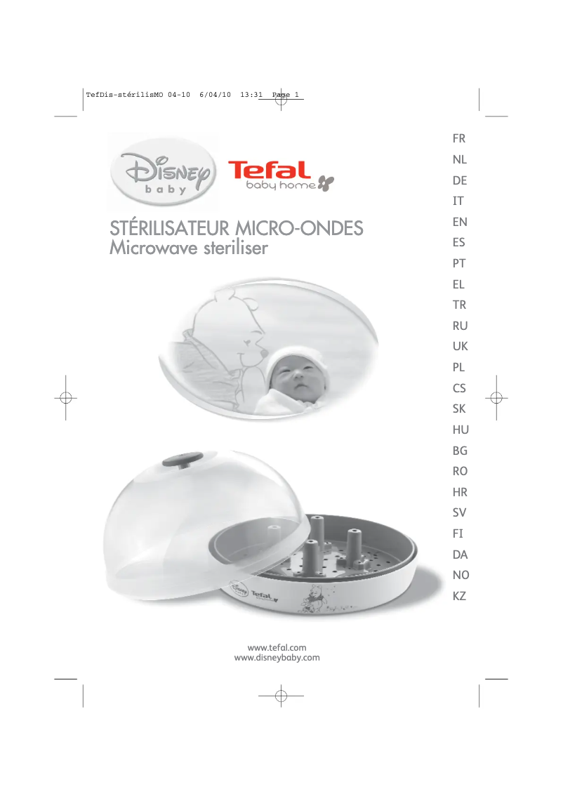 Página 1 del manual Manual de usuario Tefal Disney TD1300K0