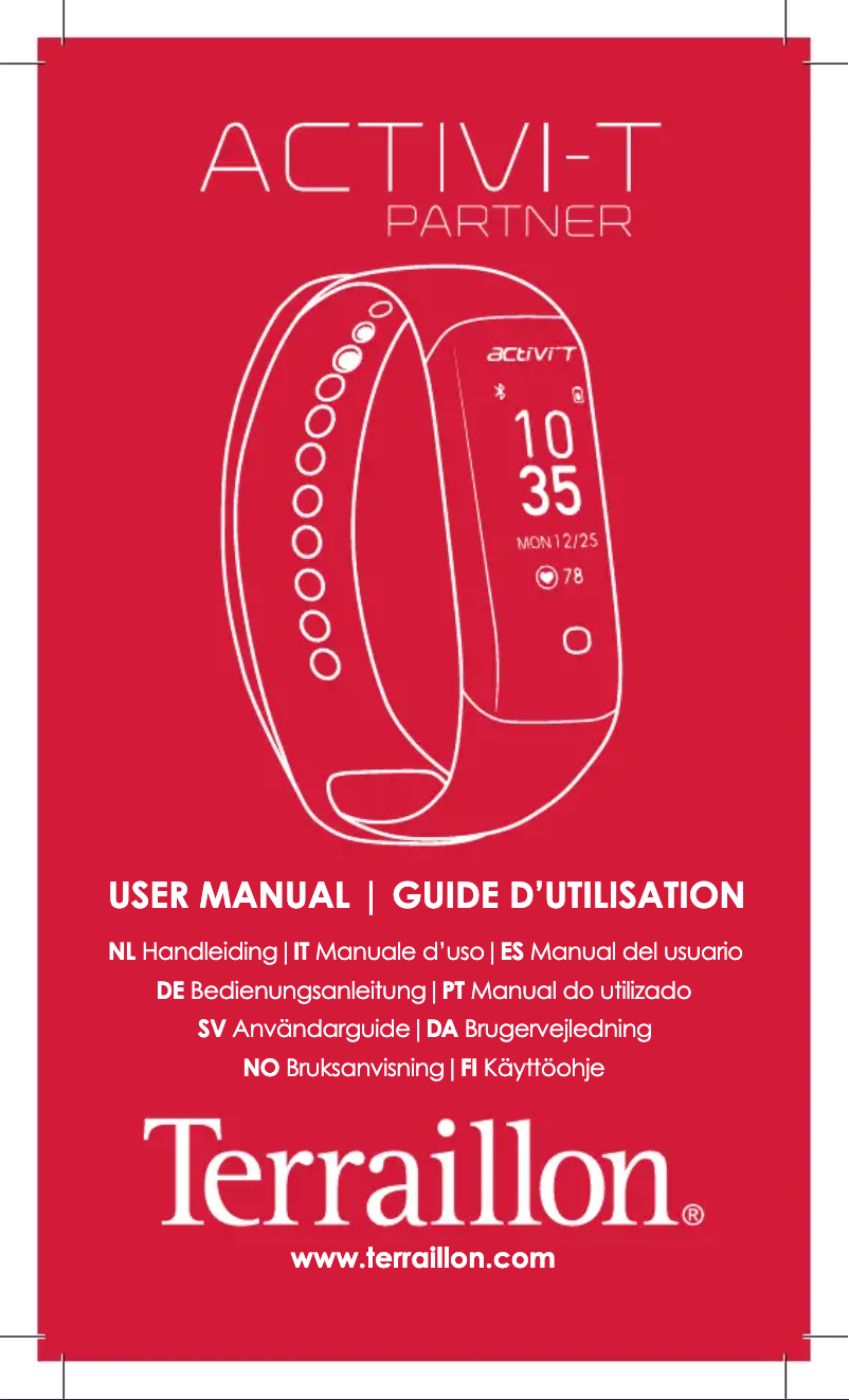 Page n°1 - Manuel utilisateur Terraillon Activi-T Partner